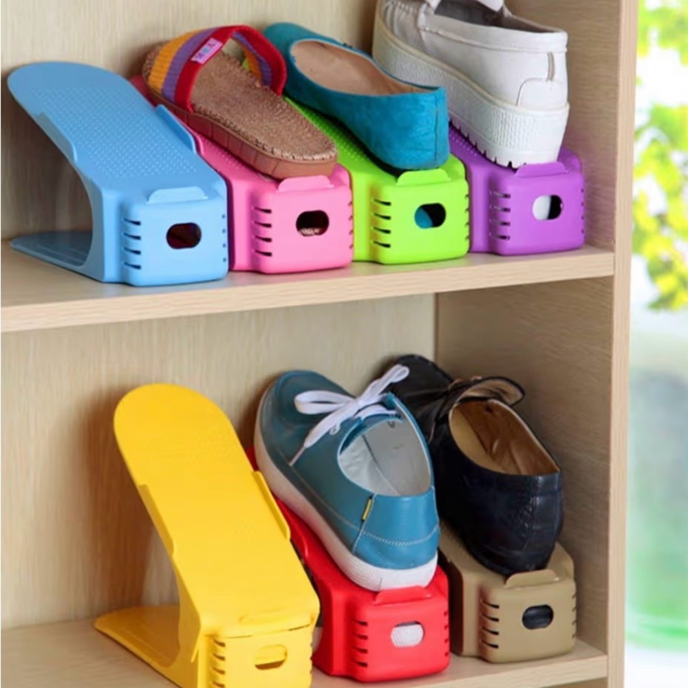 Multicolor Shoe Organizer Set of 8